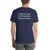 Short-sleeve unisex not in this world t-shirt