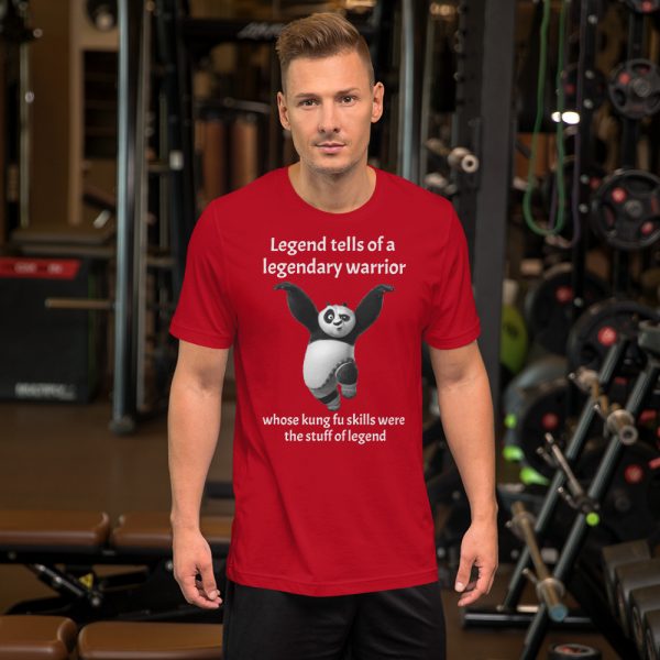 Short-sleeve unisex kung fu panda t-shirt