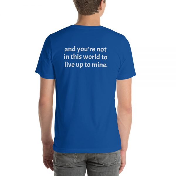 Short-sleeve unisex not in this world t-shirt
